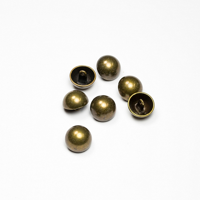 Brass Half Ball Buttons, 25pcs