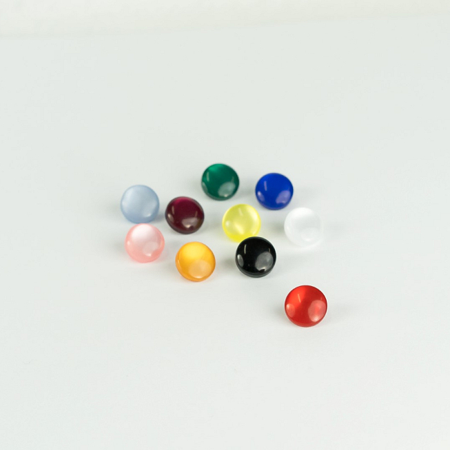 16L Dome Shank Buttons, 100pcs