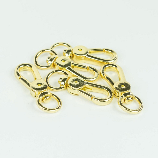 Gold Swivel Hooks, 10pcs