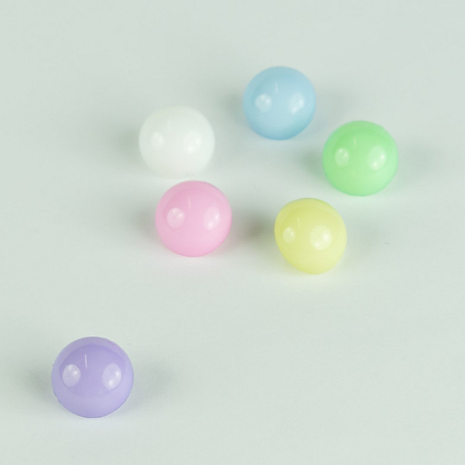 18L Nylon Dome Buttons, 100pcs