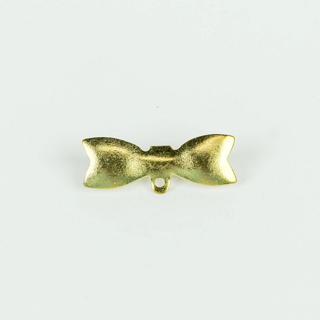 Vintage Metal Bow Brooch, 10pcs