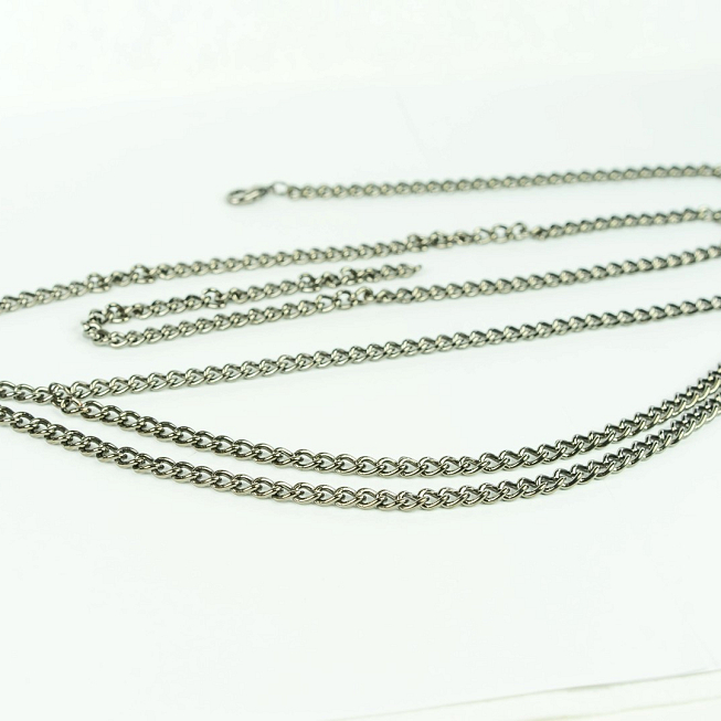 Gunmetal Chain Waist Belt