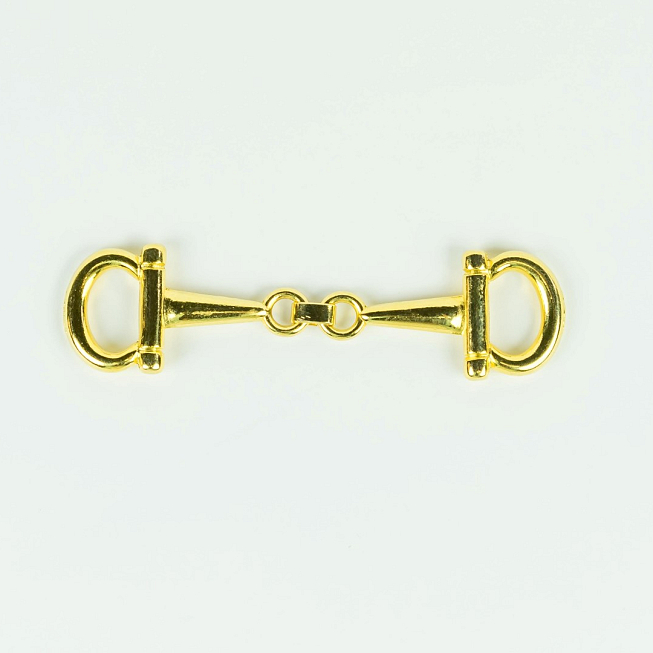15mm Gold Horsebit Buckle