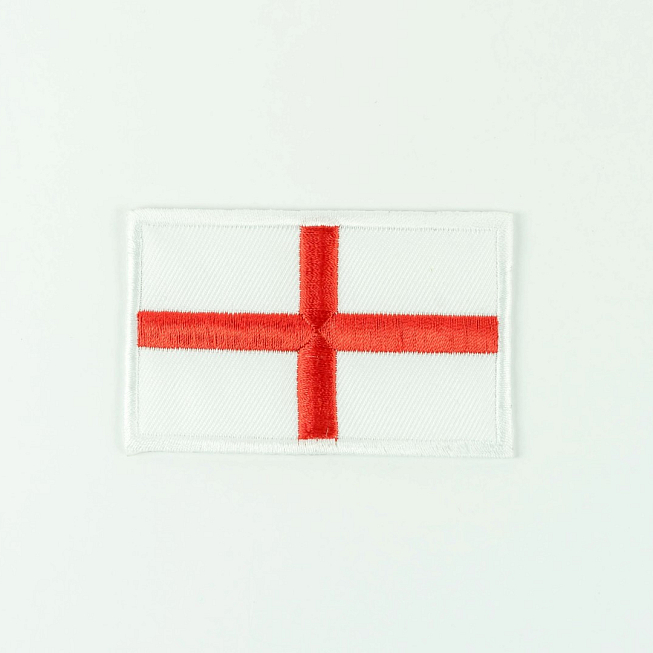 St George Flag Patch, 10pcs