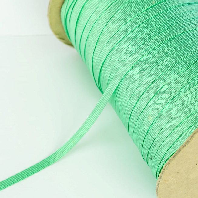 6mm Mint Green Rayon Braid, 25m