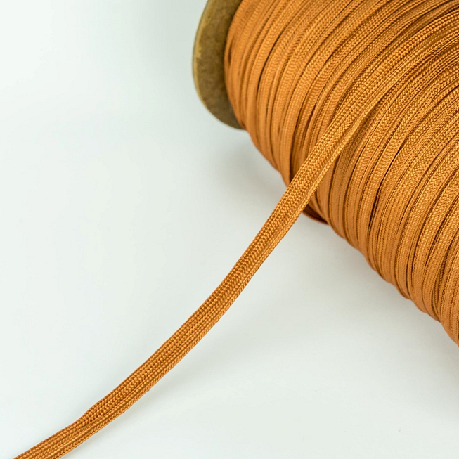 Light Brown Rayon Insertion Piping, 25m