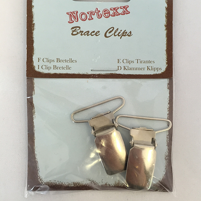 25mm Brace Clips, 5 Pairs