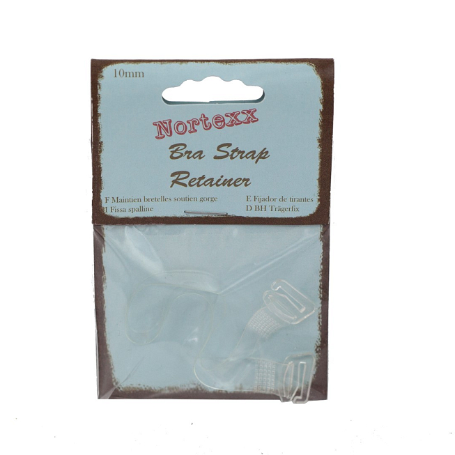 10mm Bra Strap Retainers, 5 Pairs