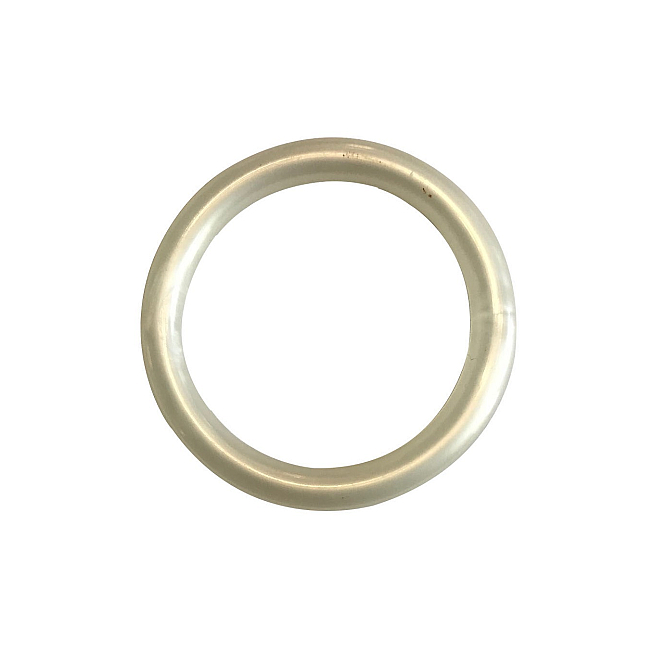 33mm Cream Nylon Rings, 100pcs