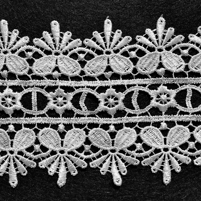 85mm Double Edge Guipure Lace, 13.7m