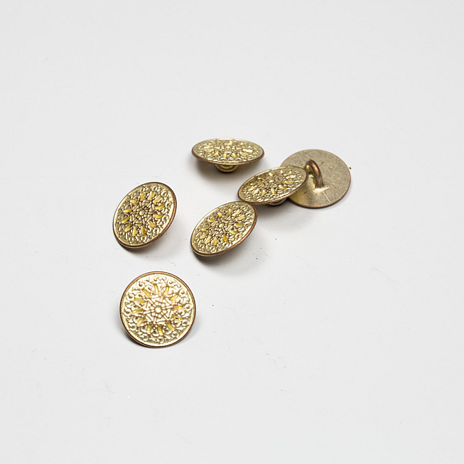 Sun Design Shank Button, 25pcs