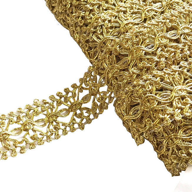 25mm Metallic Crochet Braid, 25m