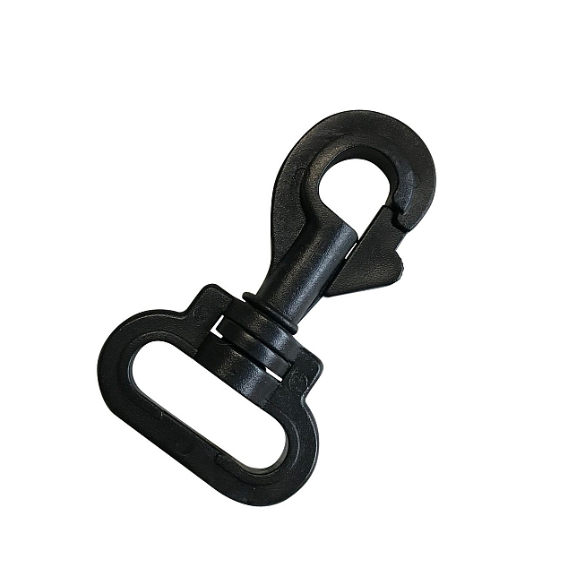 Black Swivel Hooks, 10pcs