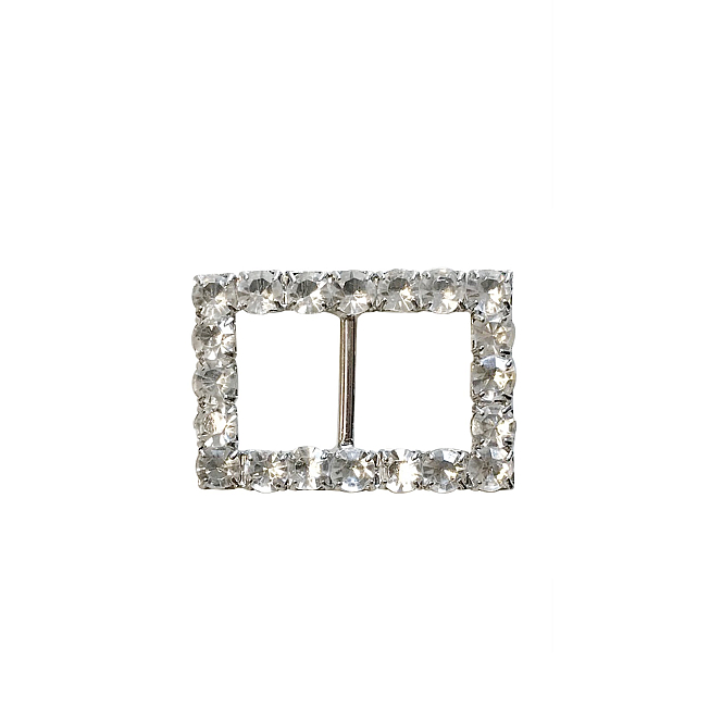 10mm Rectangle Diamante Slider Buckle