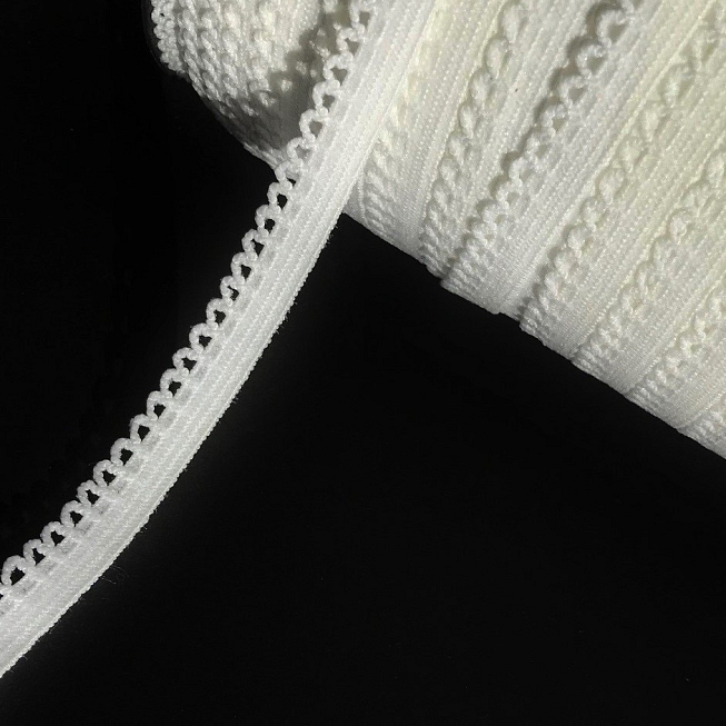 10mm Picot Edge Elastic, 200m