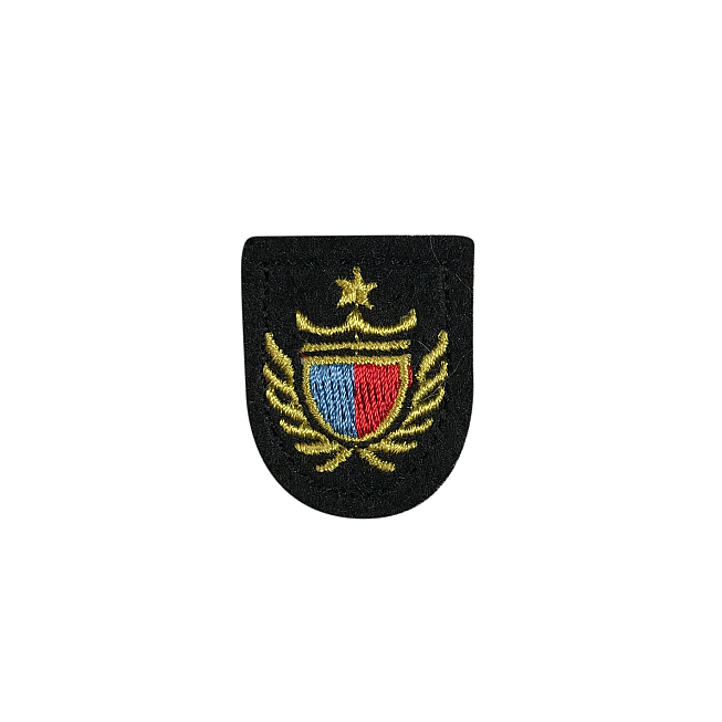 Small Black Military Patch, 5pcs
