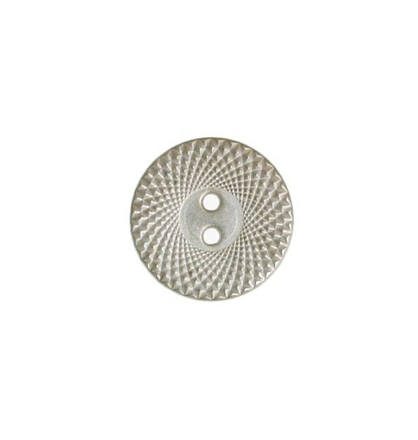 2-Hole Rough Metal Button, 25pcs