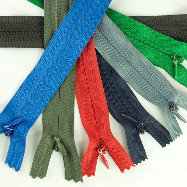 No.3 Invisible Zips, 10 Zips