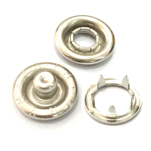 Gripper Snaps Nickel, 100 sets