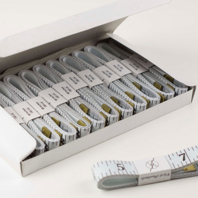 White Tape Measures, 12pcs