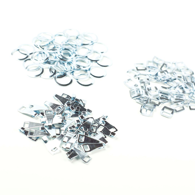 6mm Bow Tie Clasps, 50 sets