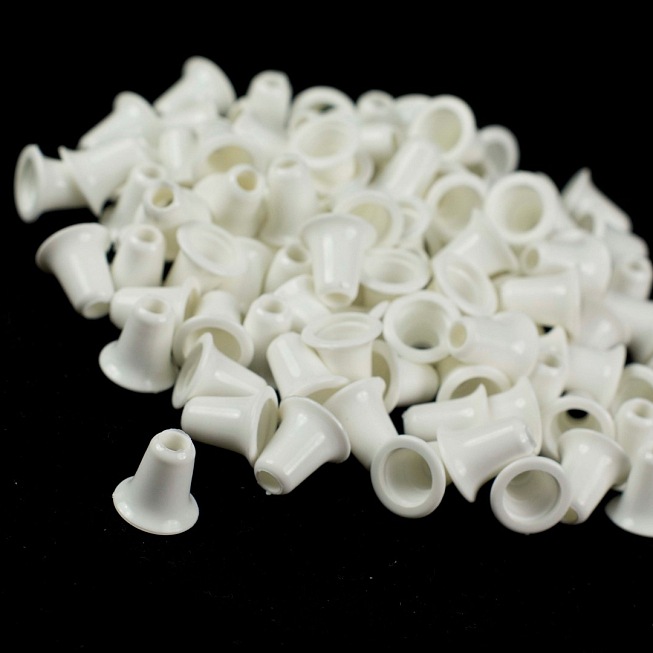 4mm Cord End Cones, 100pcs