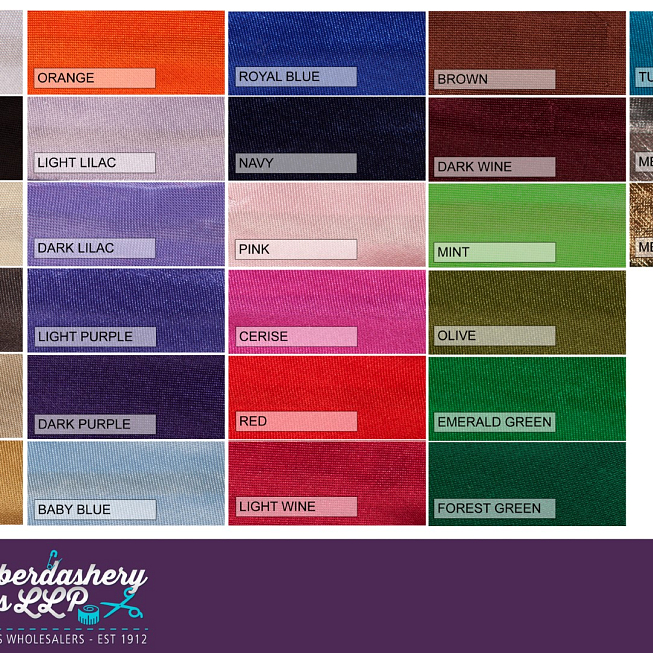 10mm Satin Bias Piping, 25m