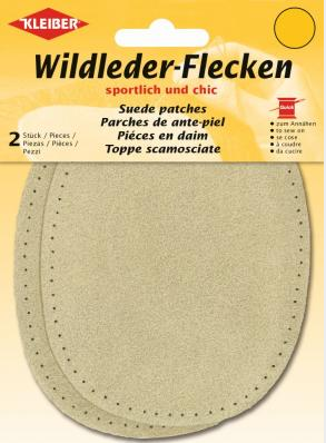 Leather Suede Patches, 5 Pairs