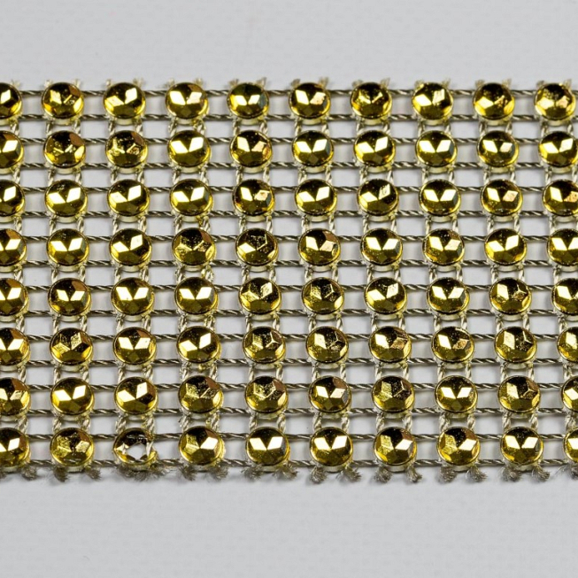 8 Row Cupped Trim (Imitation Diamante), 10yds