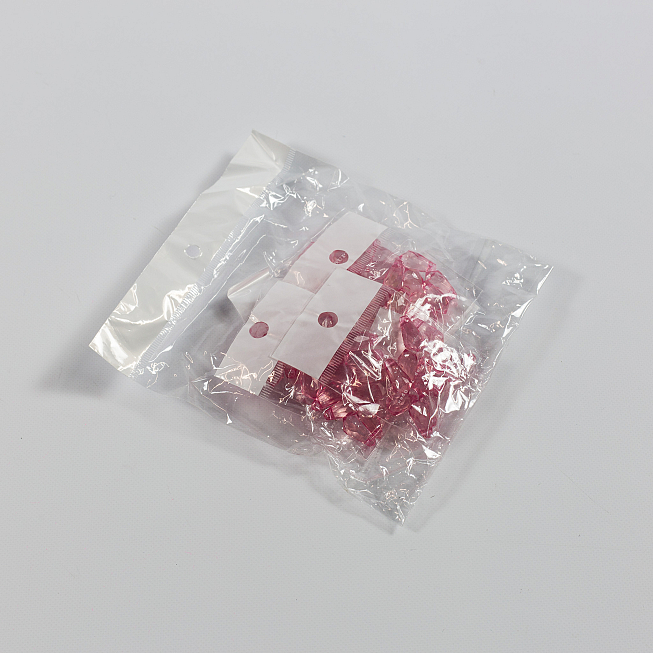 Faceted Drop Loose Beads, 72pcs