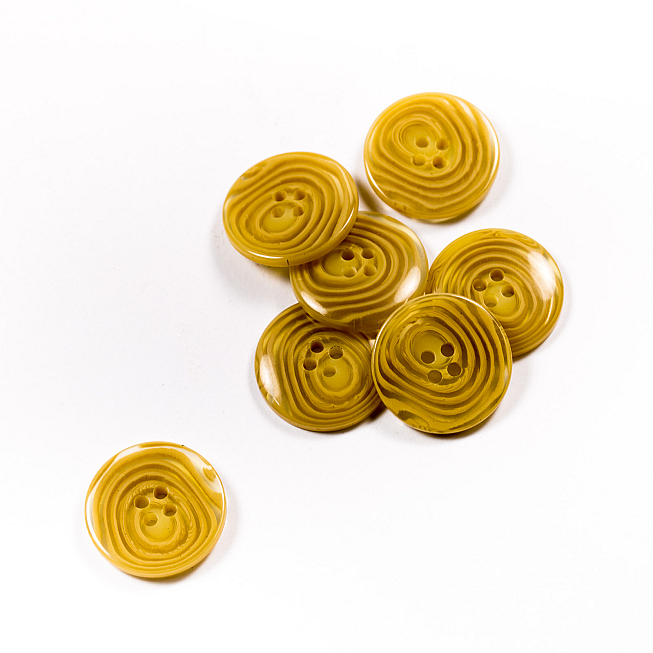 Beige Swirl Buttons, 100pcs