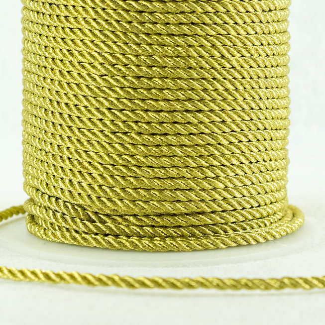 Gold Metallic Twisted Cord