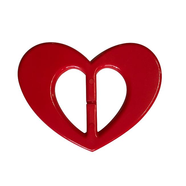 25mm Heart Slider Buckle